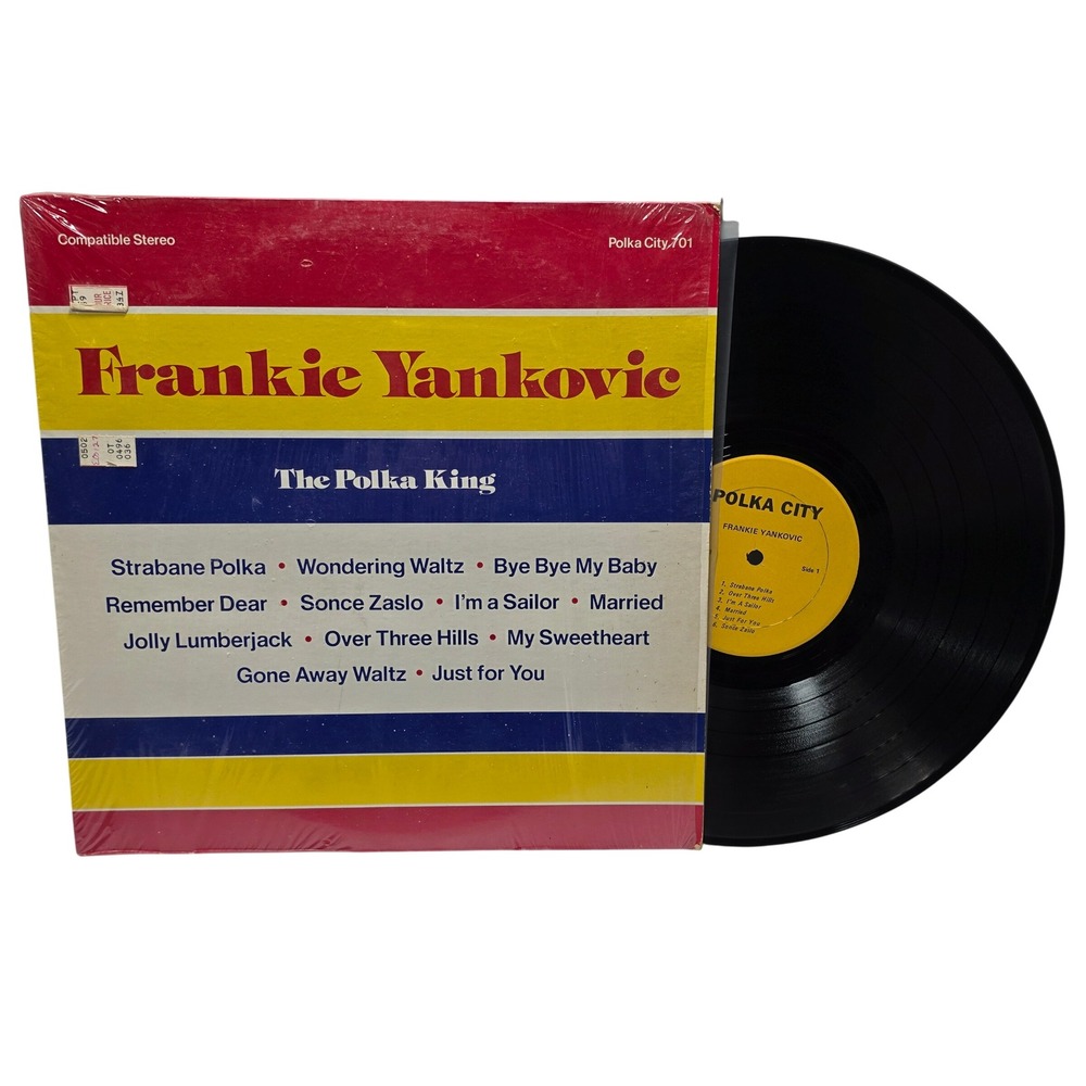 Frankie Yankovic The Polka King Vinyl LP Polka City 701 Vintage Record Stereo*